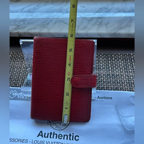 Louis Vuitton Red EPI Agenda PM CA0091 - Picture 4 of 12